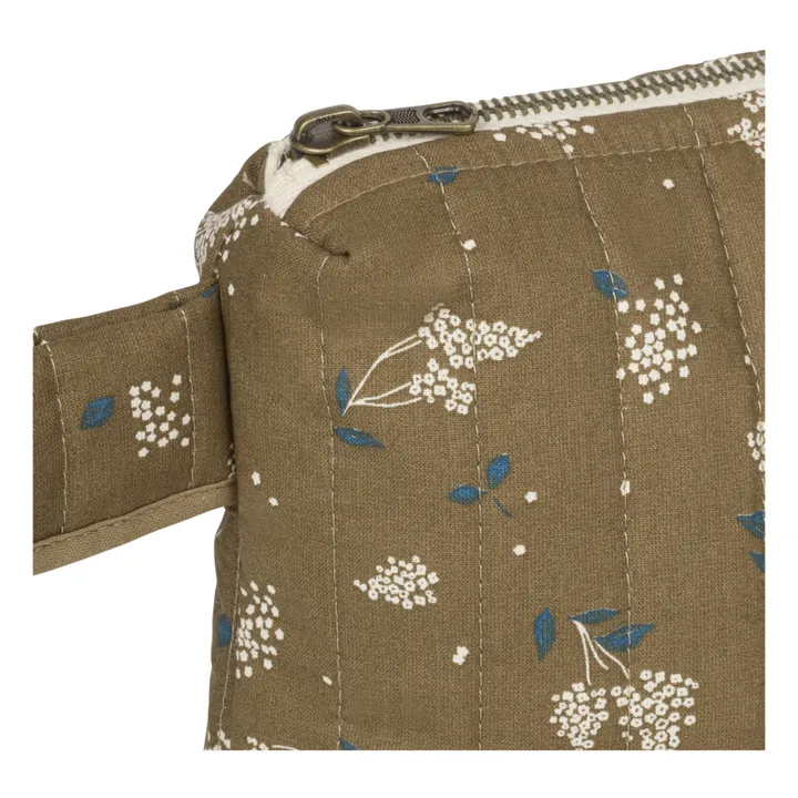 Nobodinoz Trousse de toilette Stories en coton bio | Brun