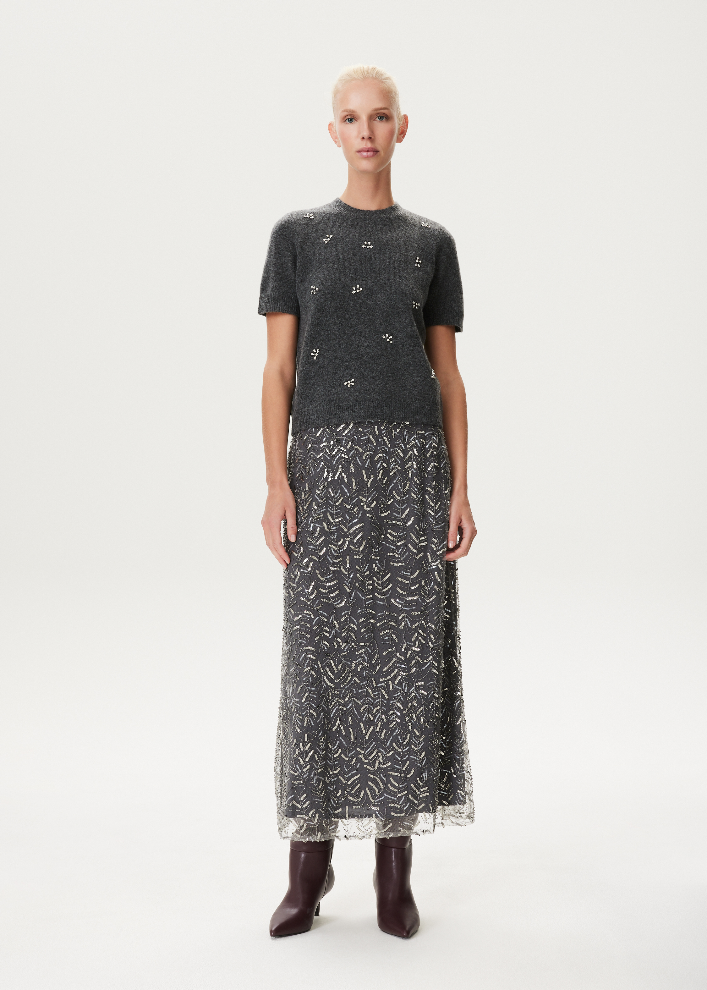 Trui met strass steentjes