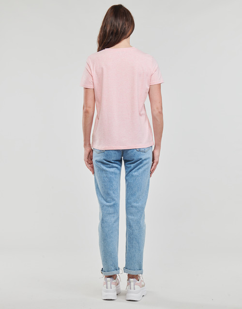 Tommy Hilfiger - REG FROSTED CORP LOGO C-NK SS - Rose