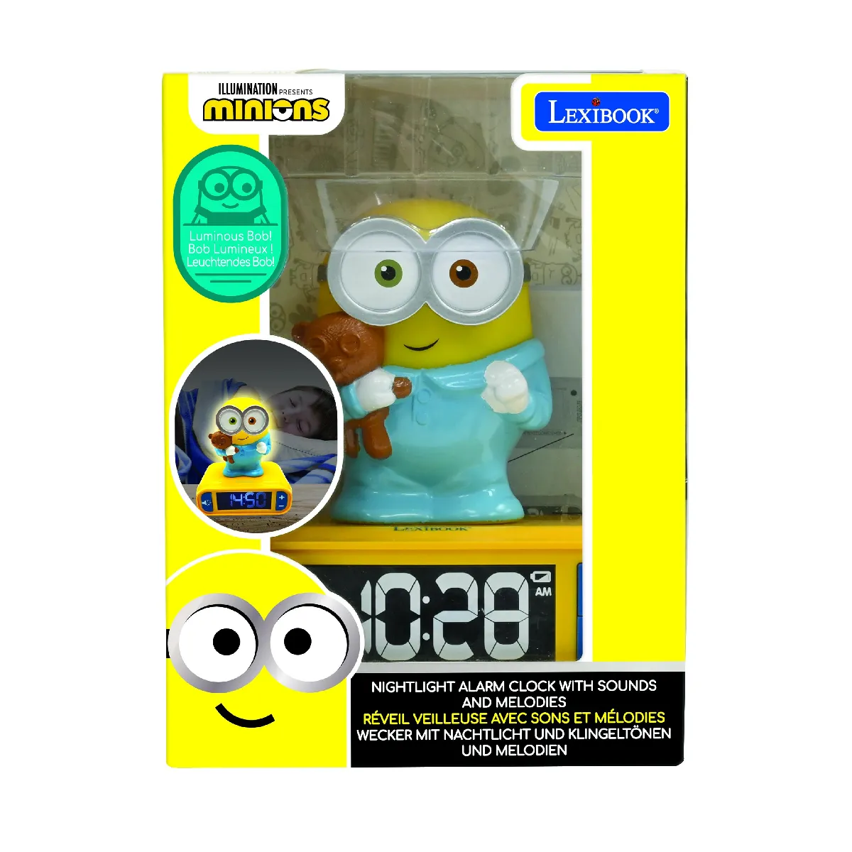 LEXIBOOK Minions Réveil 3D