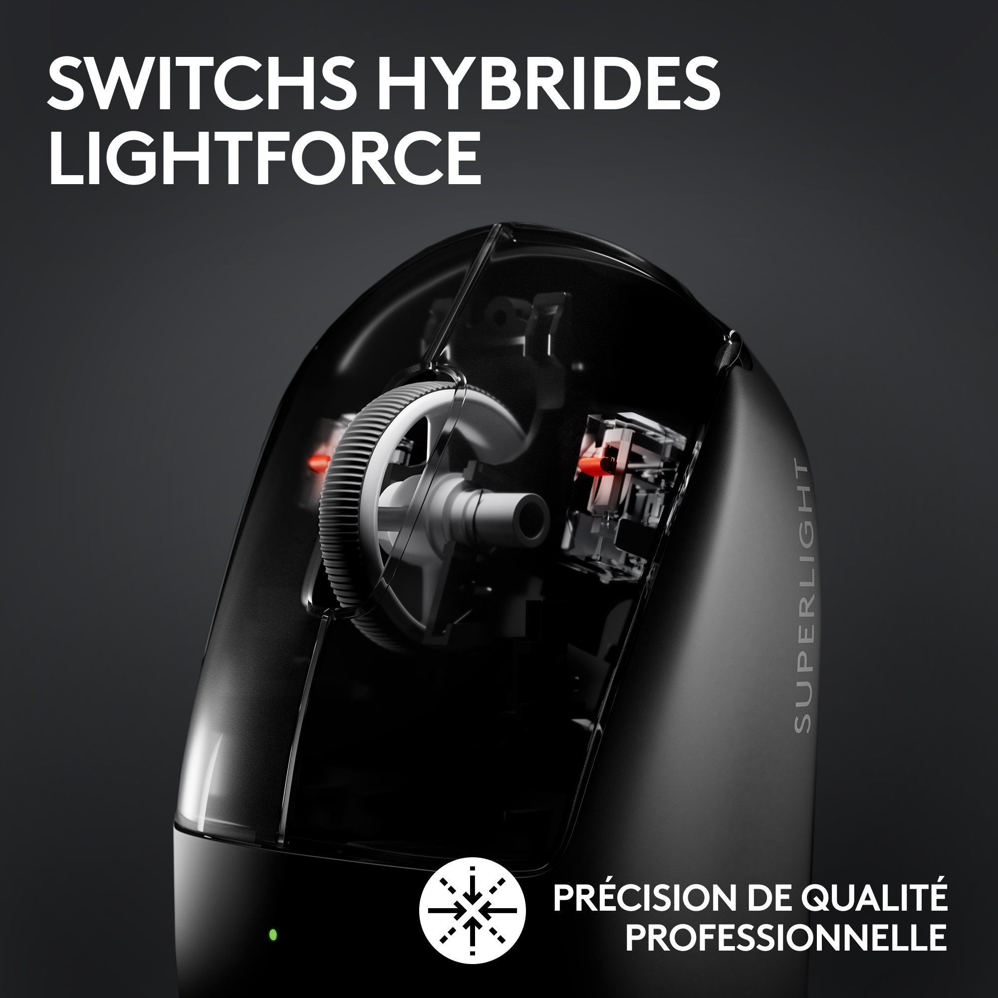 Logitech G Pro X Superlight 2 Lightspeed (Blanc)