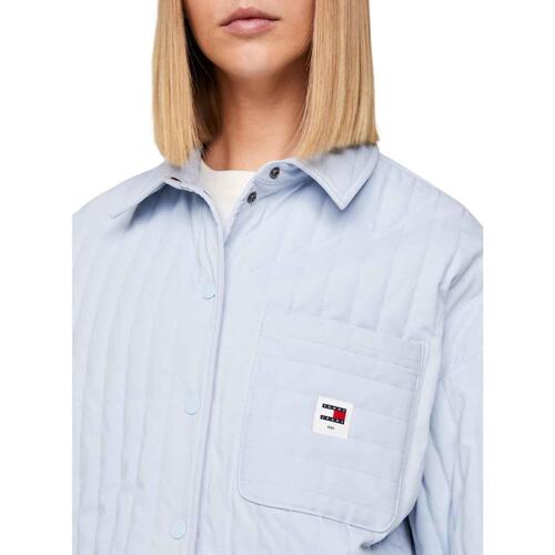 Tommy Jeans - TJW QUILTED OVERSHIRT Azul