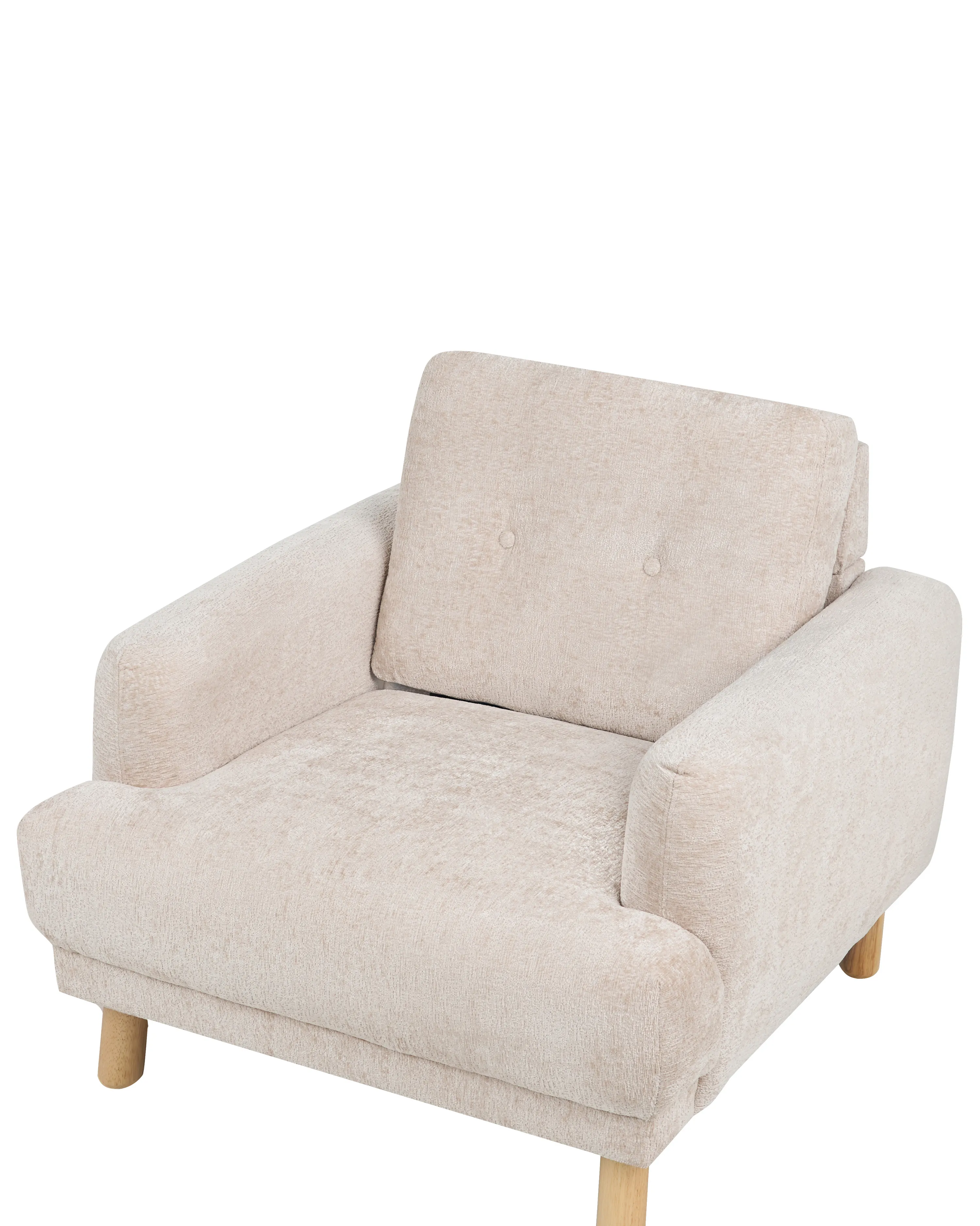 Fauteuil TUVE Bouclé Beige