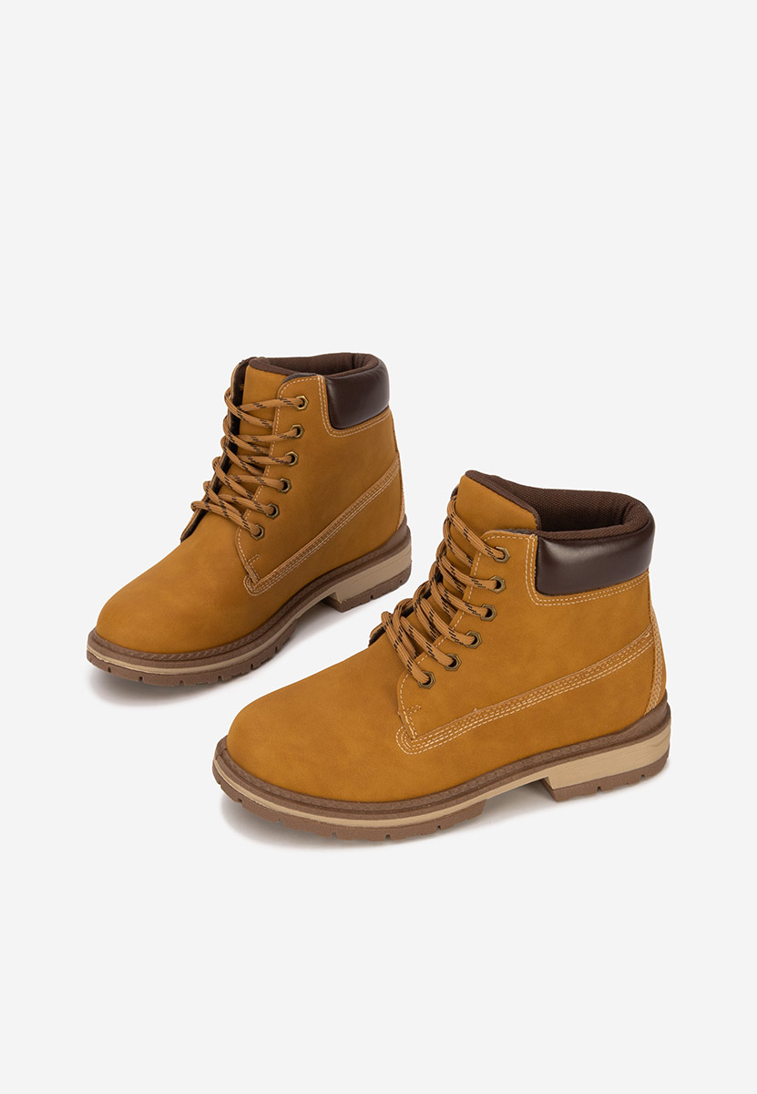 Bottines à lacets femme chameau Jasvira