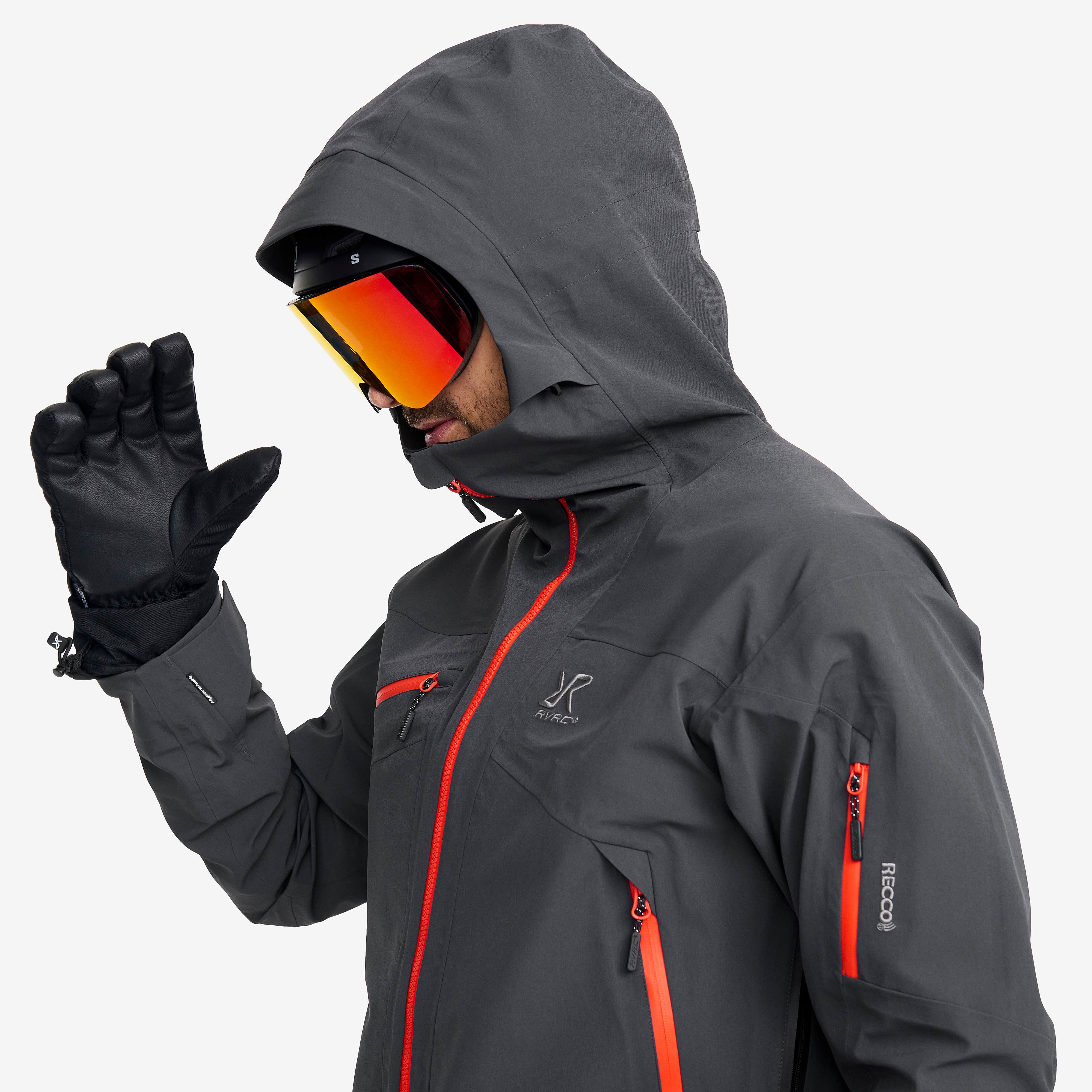 Atlas 3L Ski Jacket Herre Anthracite