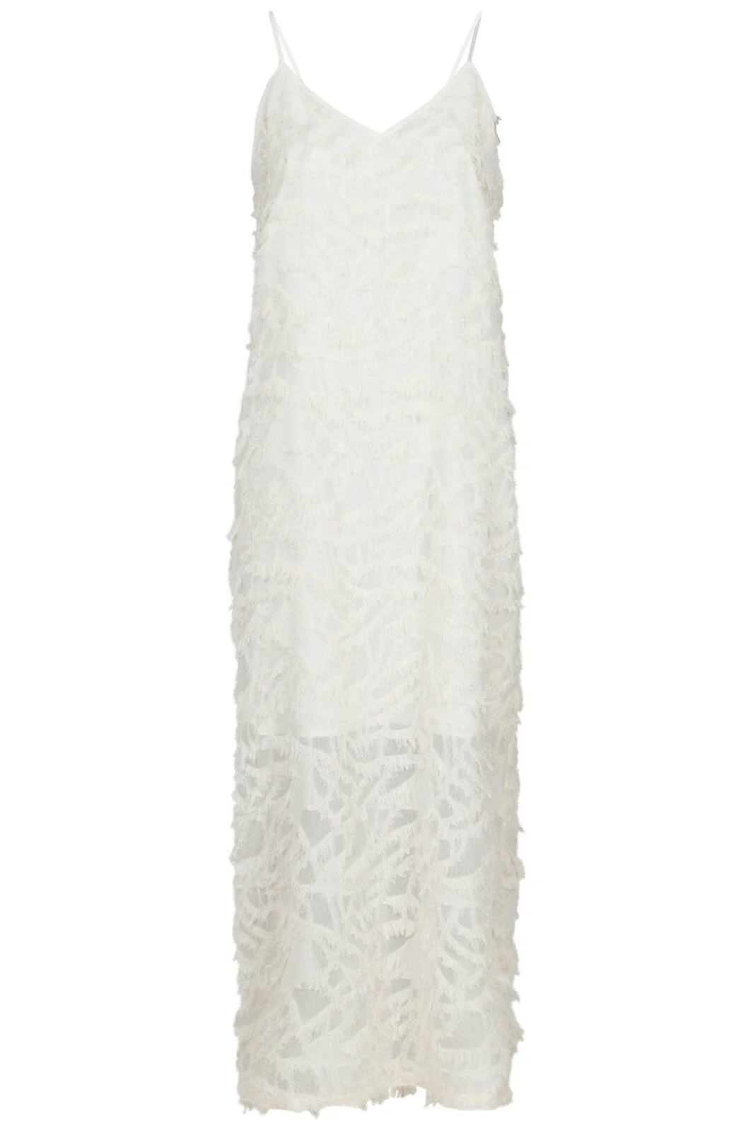 Neo Noir Clia Fringe Dress white