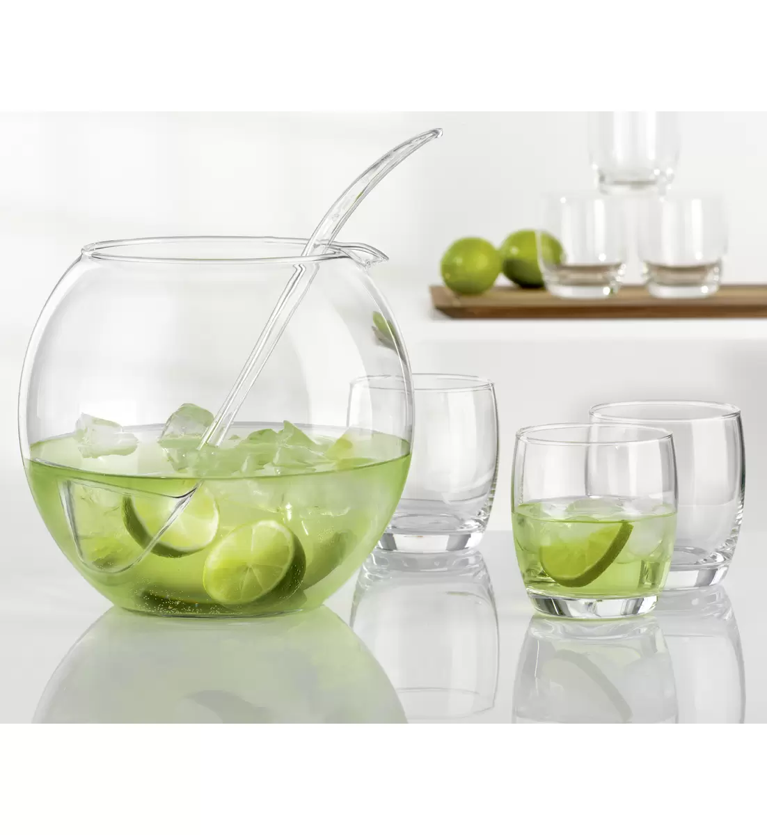 Bowle Set 8tlg. Libera Transparent