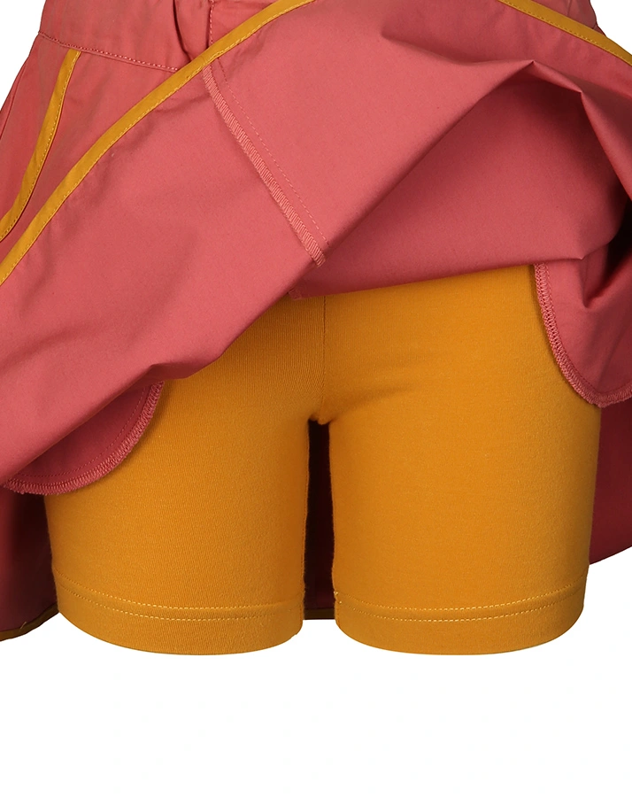 Rock mit Shorts SKORTTI in rose/golden yellow