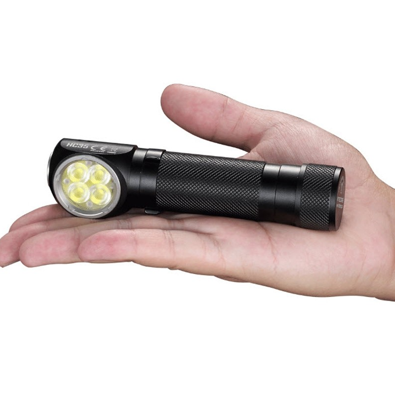 NiteCore HC35 hoofdlamp met zaklamp