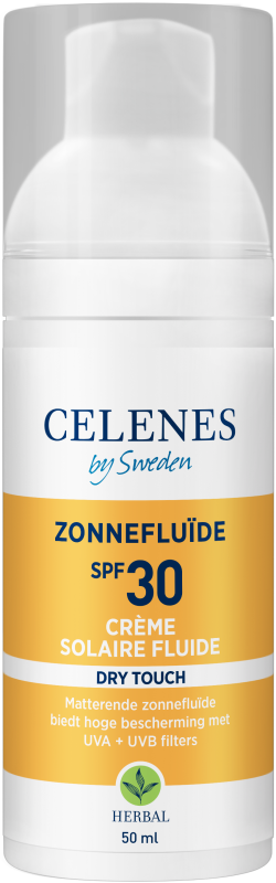 Celenes Herbal Dry Touch Sunscreen Fluid SPF30+ 50ml