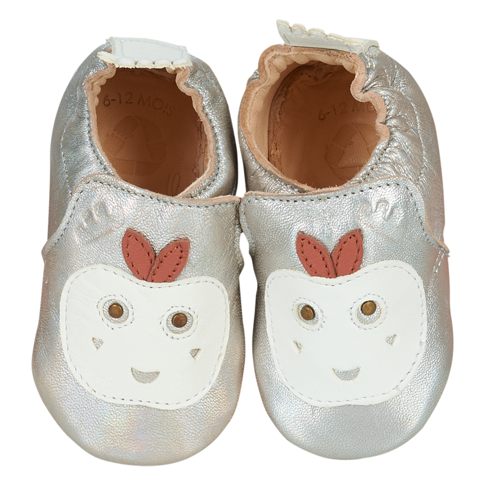 MY BLUMOO POMME - Chaussons en cuir | Argent