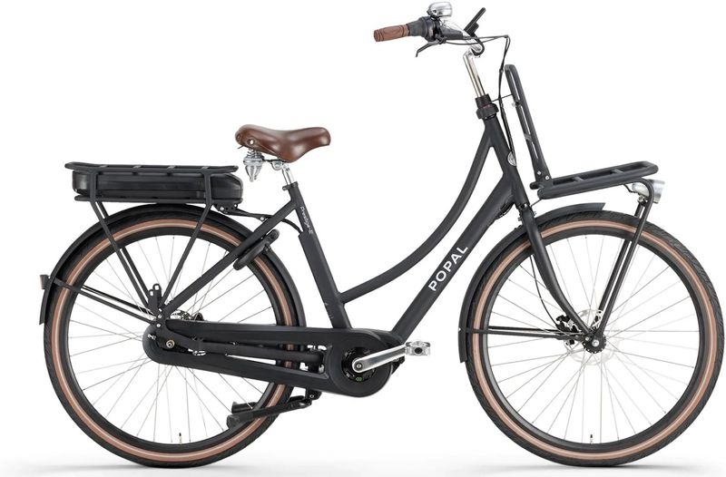 Popal - Daily Dutch Prestige-E - Elektrische Fiets - Matzwart - 28 inch