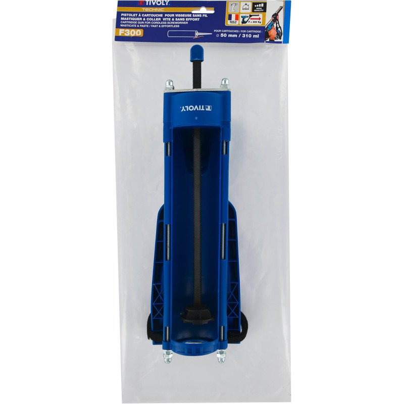 T-GUN F 300 Tivoly - Pistolet à cartouche adaptable sur visseuse et perceuses