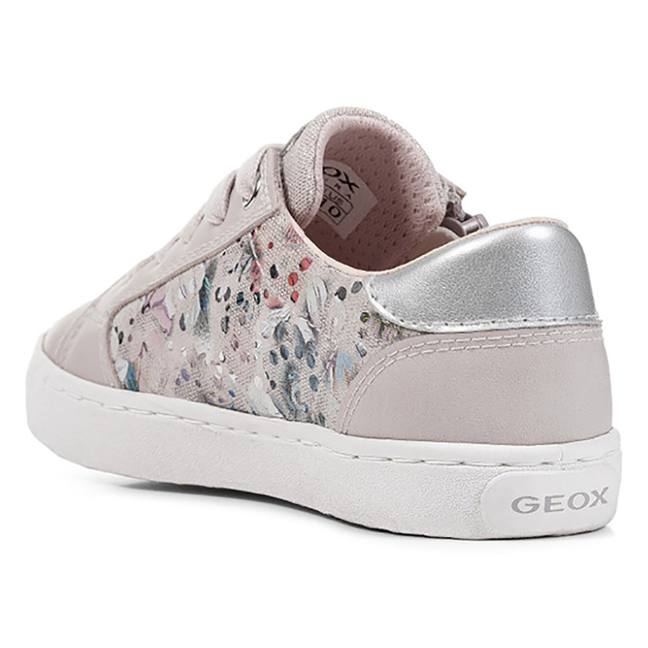 Geox Baskets en Cuir Kilwi rose pâle