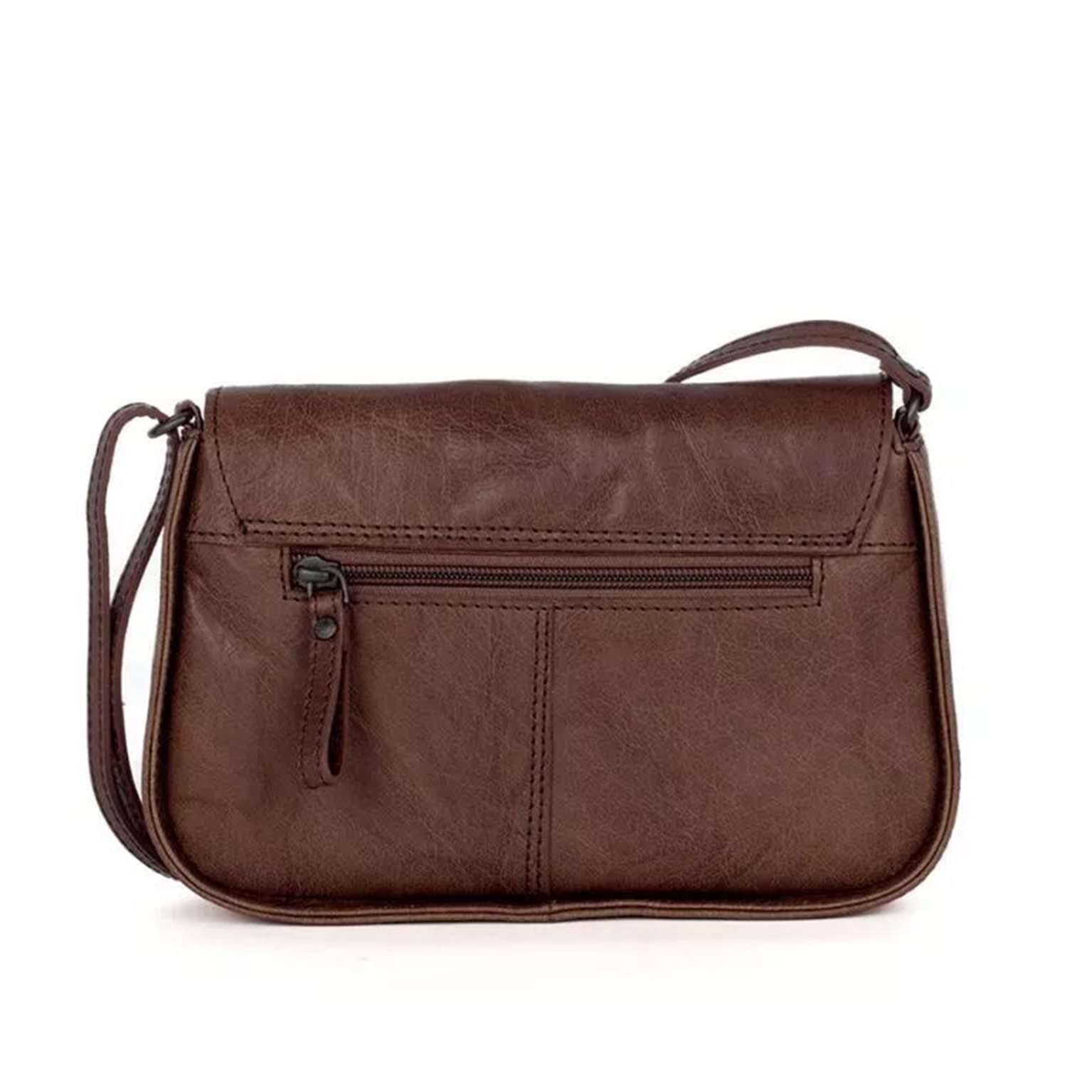 Spikes & Sparrow Jana Flap Bag brown