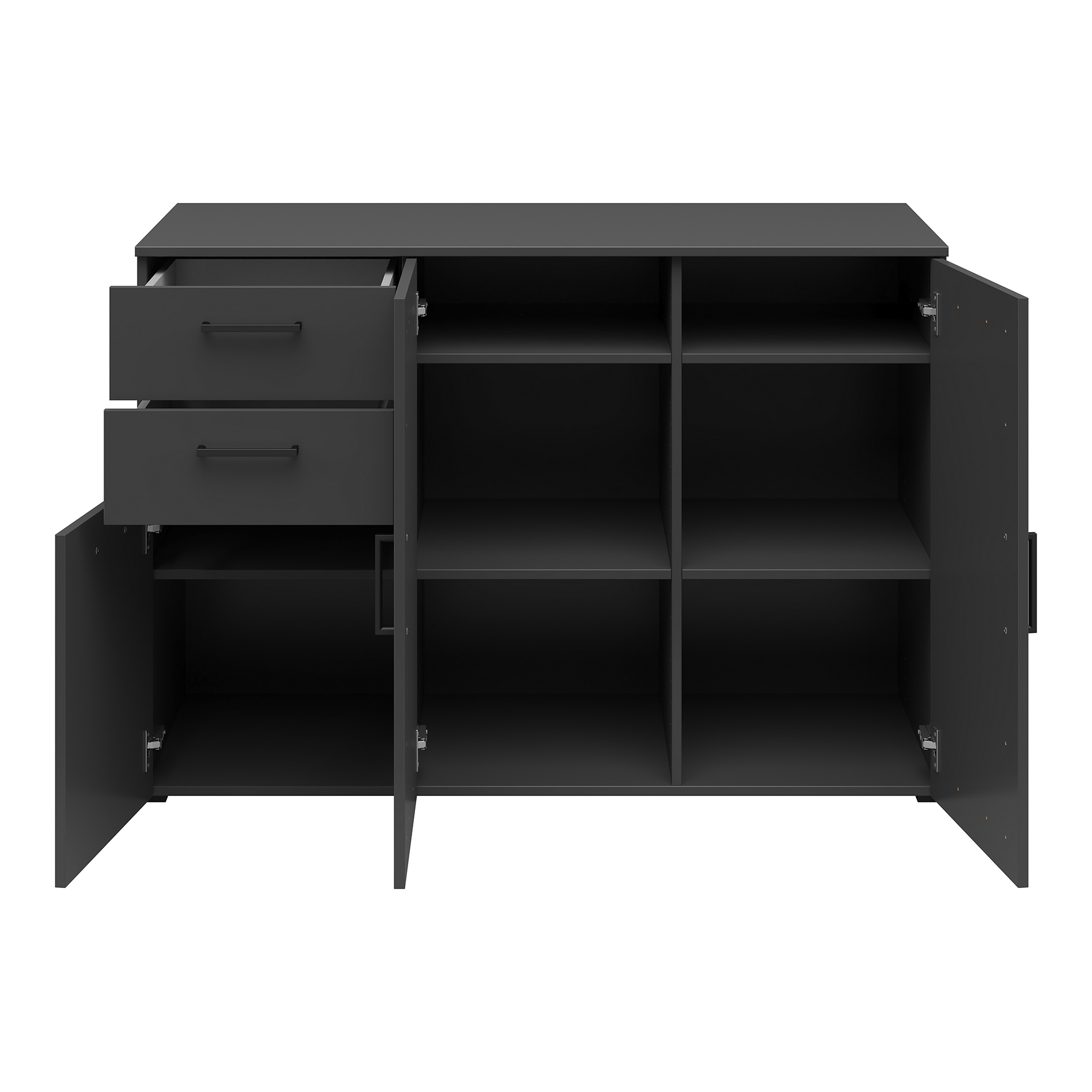 Sideboard - anthrazit - 120 cm breit - XL-Tiefe