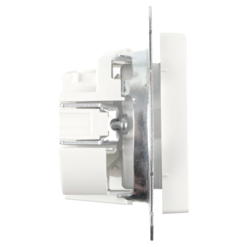 Schneider Merten System-M Enkel Geaard Stopcontact Actief Wit