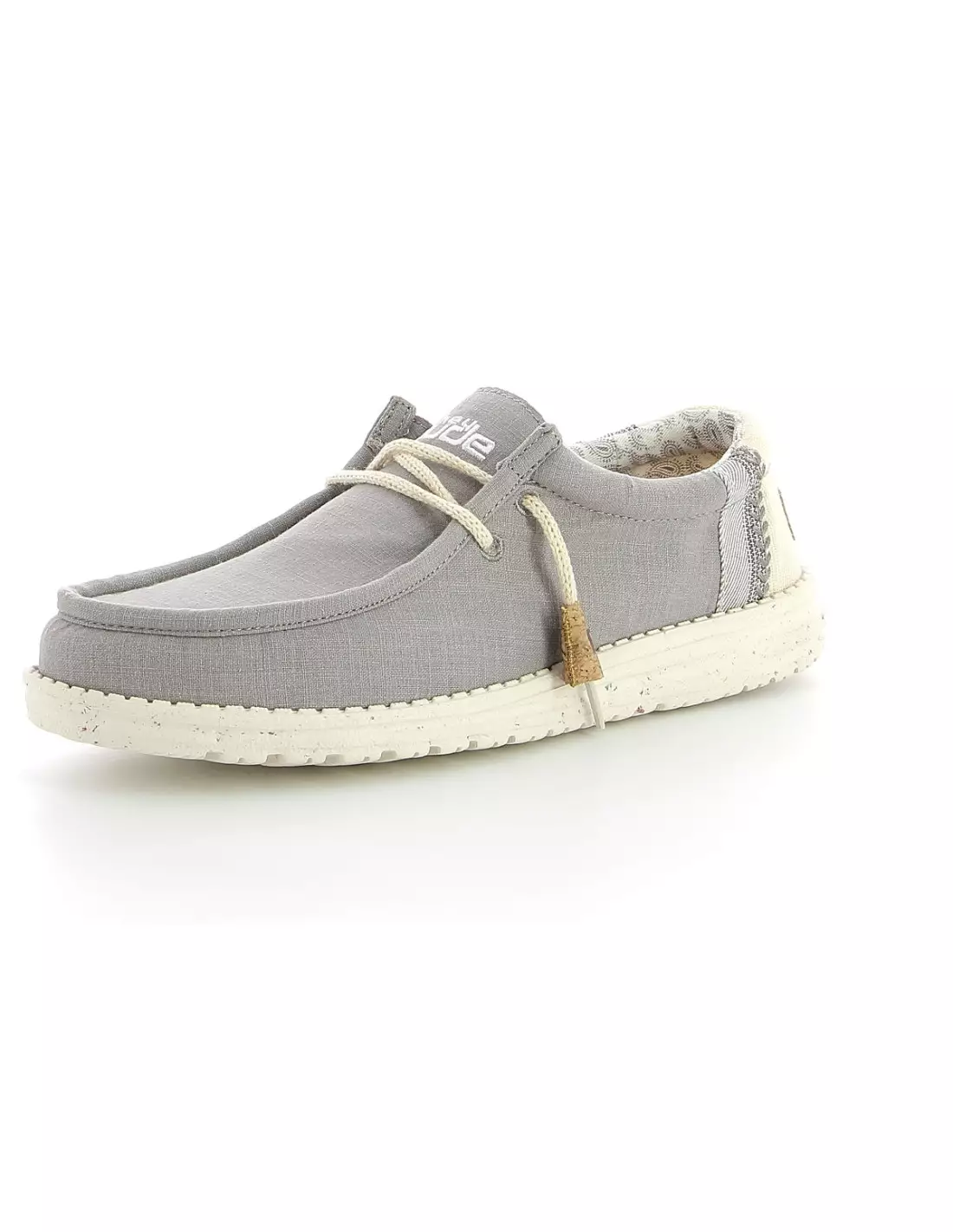 DUDE WALLY BRAIDED NATURAL - Espadrilles Naturalgrey