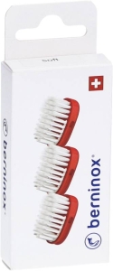 BERNINOX Ersatzköpfe rot soft, 3 Stück