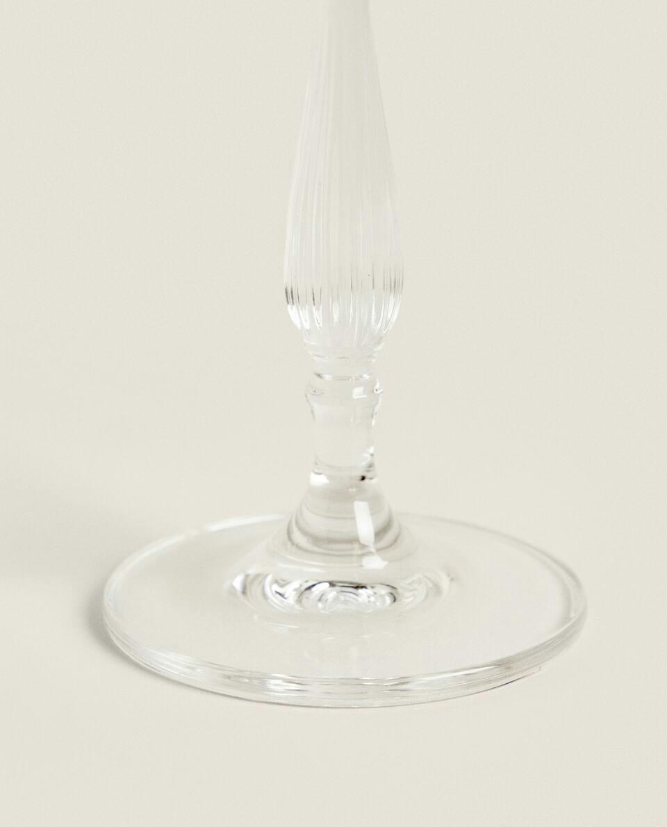 VIDRO DE CRISTAL SIMPLES PARA FLAUTA