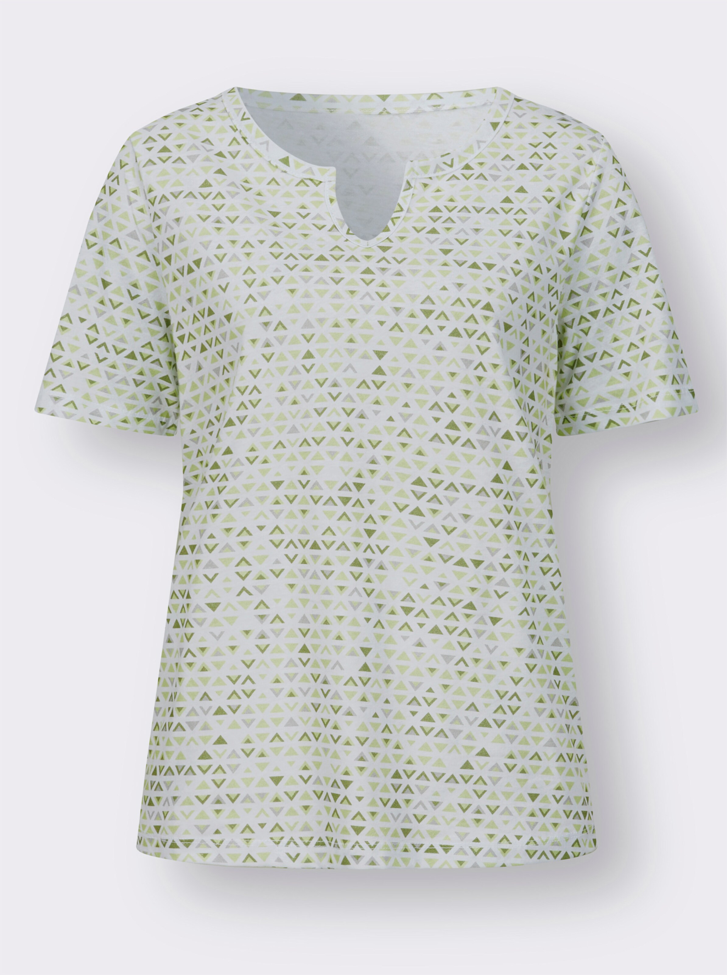 Kurzarmshirt in Baumwoll-Qualität
