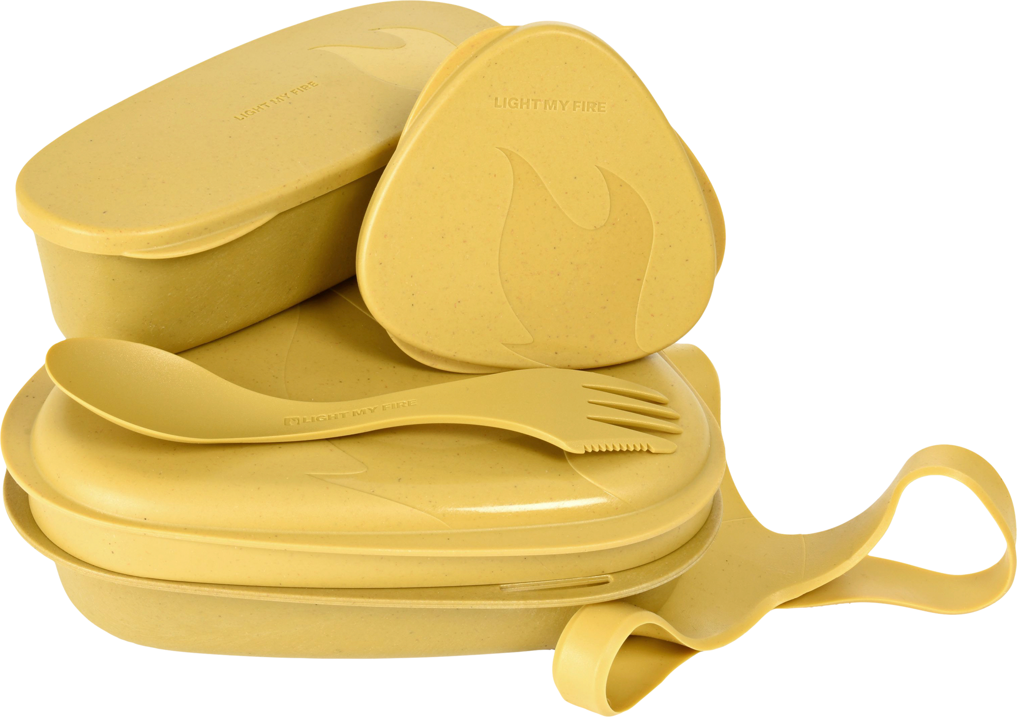 Light My Fire Lunchkit Geschirrset 6 teilig mustyyellow