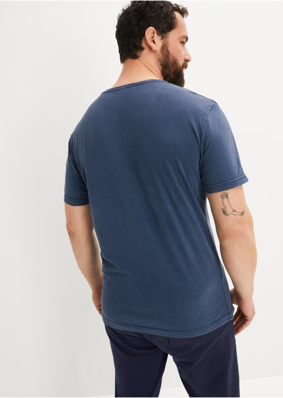 T-shirt en coton facile d'entretien, Slim Fit