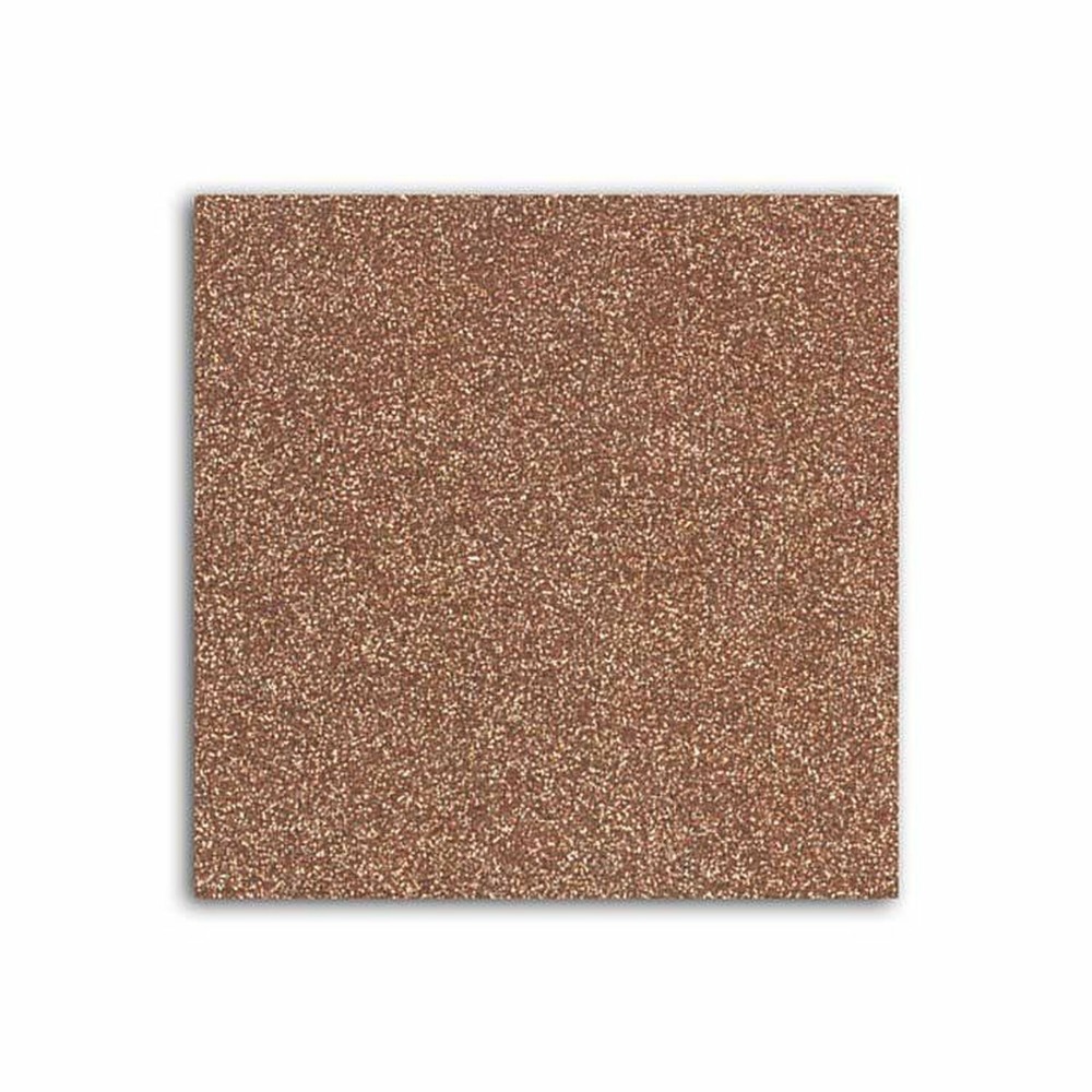 2 flex thermocollants à paillettes - cuivre - 30 x 21 cm