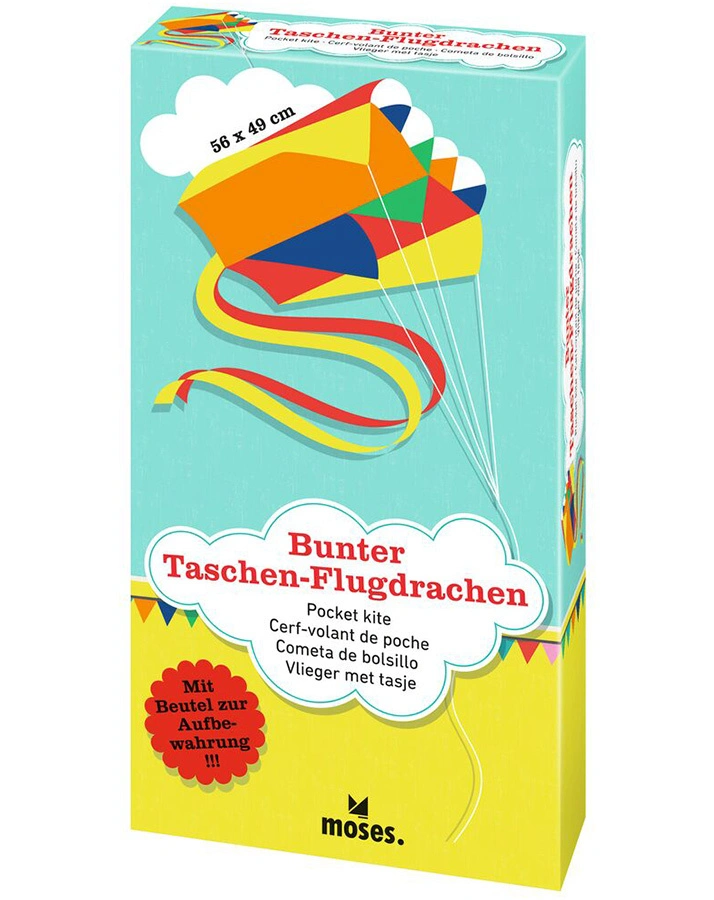 Winddrachen BUNTER TASCHEN-DRACHEN