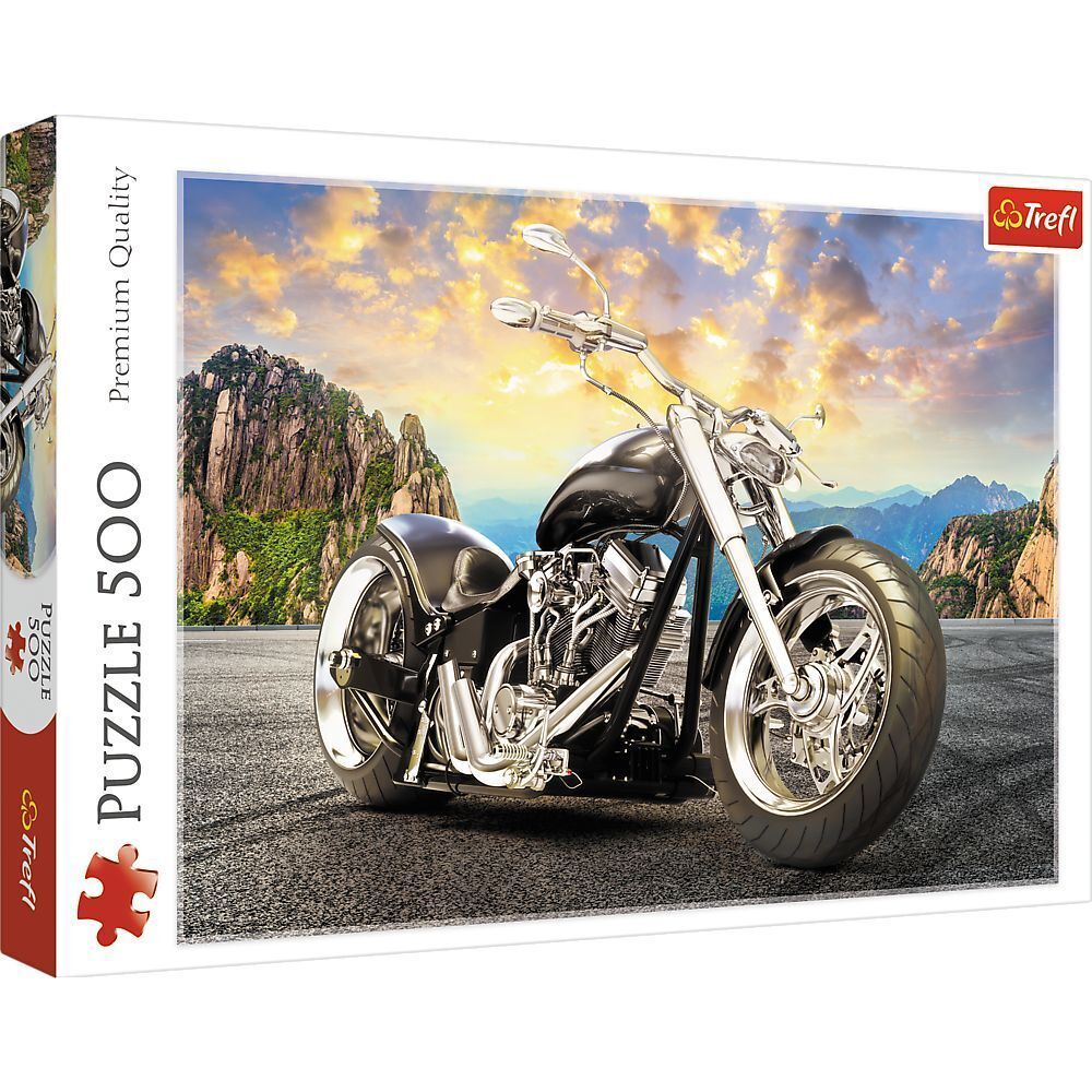 Schwarzes Motorrad (Puzzle)