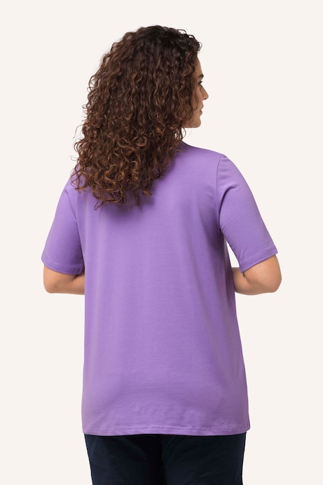 T-Shirt, A-Linie, Carree-Ausschnitt, Halbarm