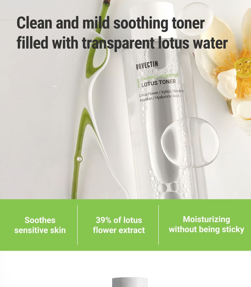 ROVECTIN - Kalmerende Gevoelige Lotus Toner