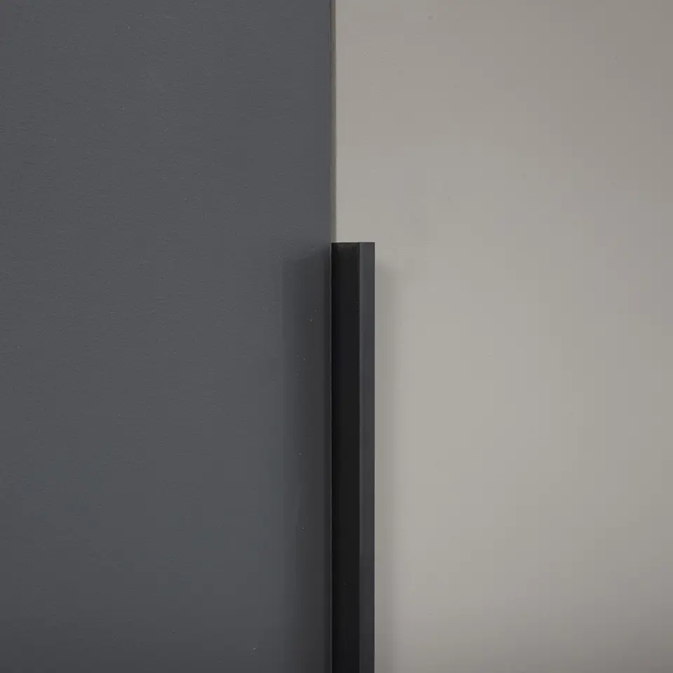 Kledingkast Milaan 4-deurs - grafiet/greige -236x180x58 cm