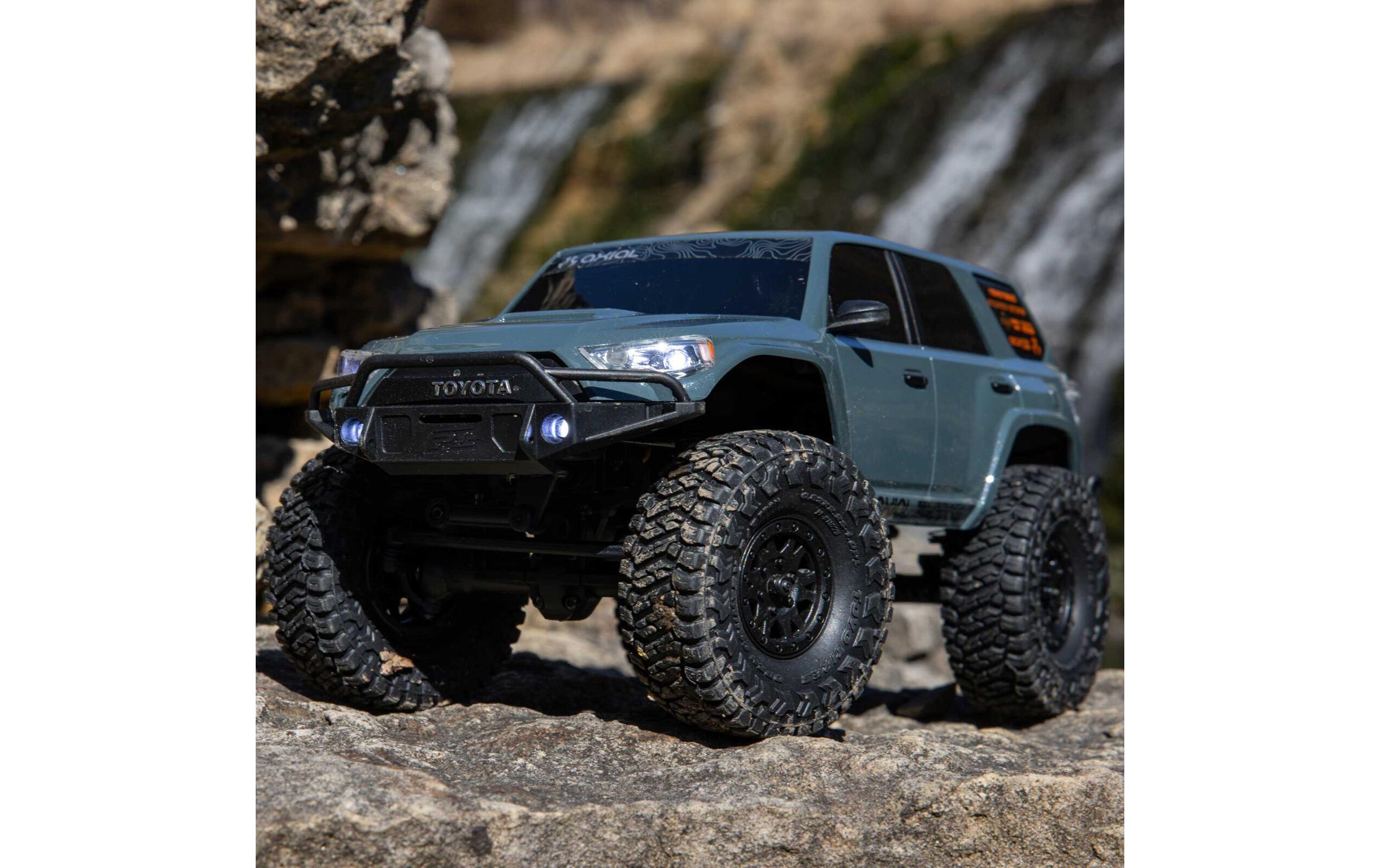 Scale Crawler SCX24 Toyota 4Runner 1:24 RTR - Grau<br>Rock Crawler Brushed 4WD mit Akku & Ladegerät