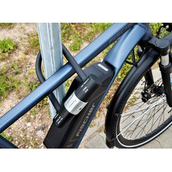 Antivol en U avec support, longueur: 190 mm
