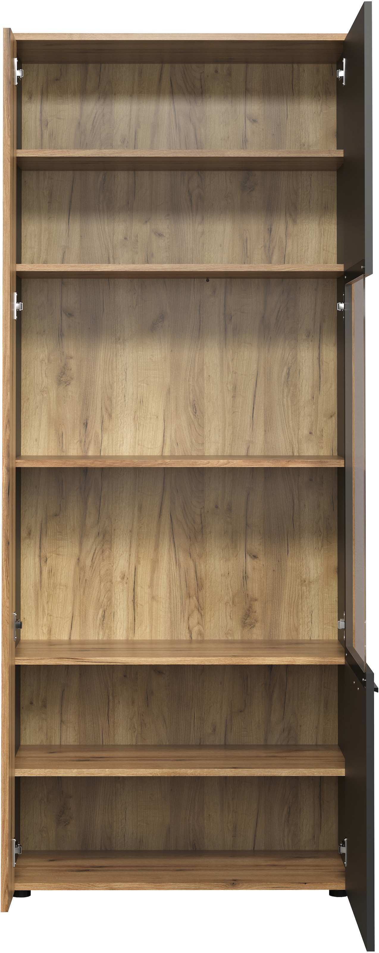 INOSIGN Standvitrine »Estepona« 1 Stk. tlg. Standvitrine mit 2 Türen - (B/T/H) 80/42/195 cm