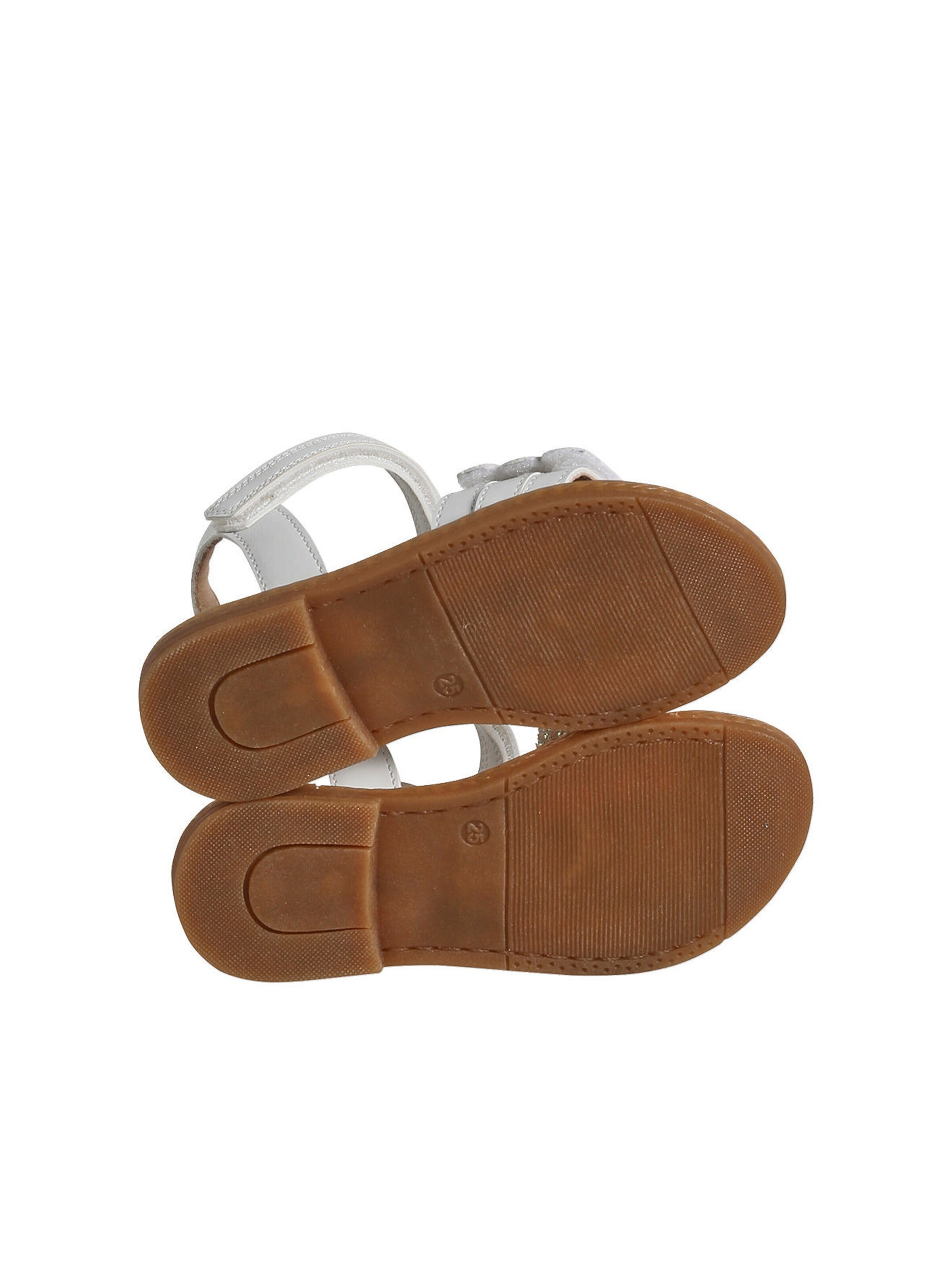 Vertbaudet Kinder Klett-Sandalen mit Anziehtrick weiß