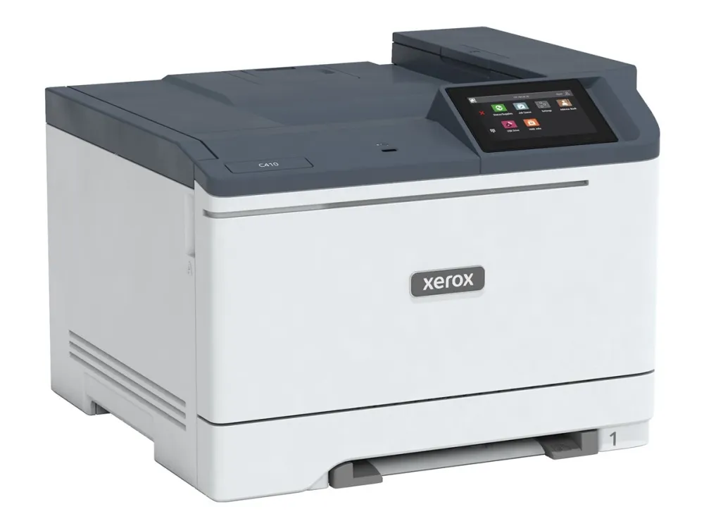 Xerox C410V_DN - Printer - Duplex - laser - A4/Legal - 1200 x 1200 dpi - op til 40 spm (mono) / op til 40 spm (farve) - kapacitet: 251 ark - USB, Gigabit LAN, USB 2.0 vært - Green World Alliance returneringsprogram