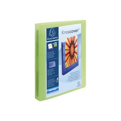 Exacompta Kreacover Chromaline - Classeur à anneaux personnalisable - Dos 40 mm - A4 Maxi - pour 225 feuilles - disponible dans différentes couleurs