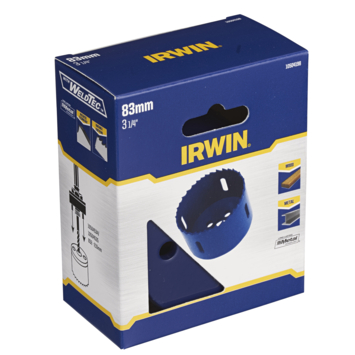 Irwin bi-metalen gatenzaag Ø83mm (voor diverse materialen zoals metaal en hout)