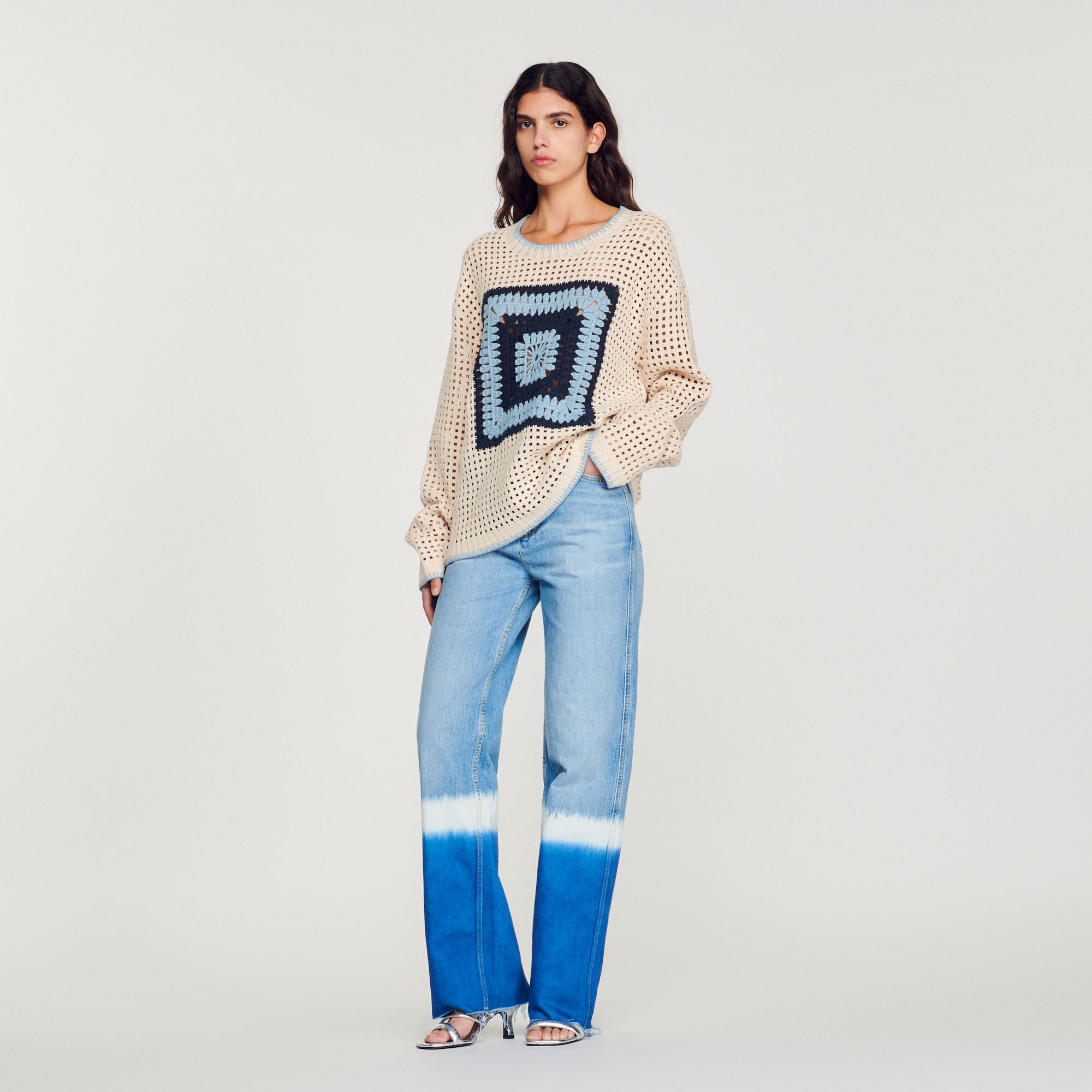 Pull en maille crochet