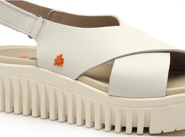 Art nu pieds plats femme brithon 1574 beige