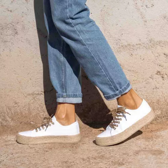 Espadrilles BLANC MERRY SCOTT