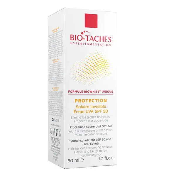 Protetor solar invisível de alta proteção Alliance Pharma Bio-Taches® FPS 50 50ml
