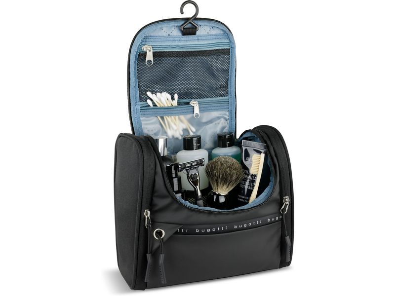 Bugatti Necessaire Blanc DeLight 24.5 cm, Schwarz Kulturtasche