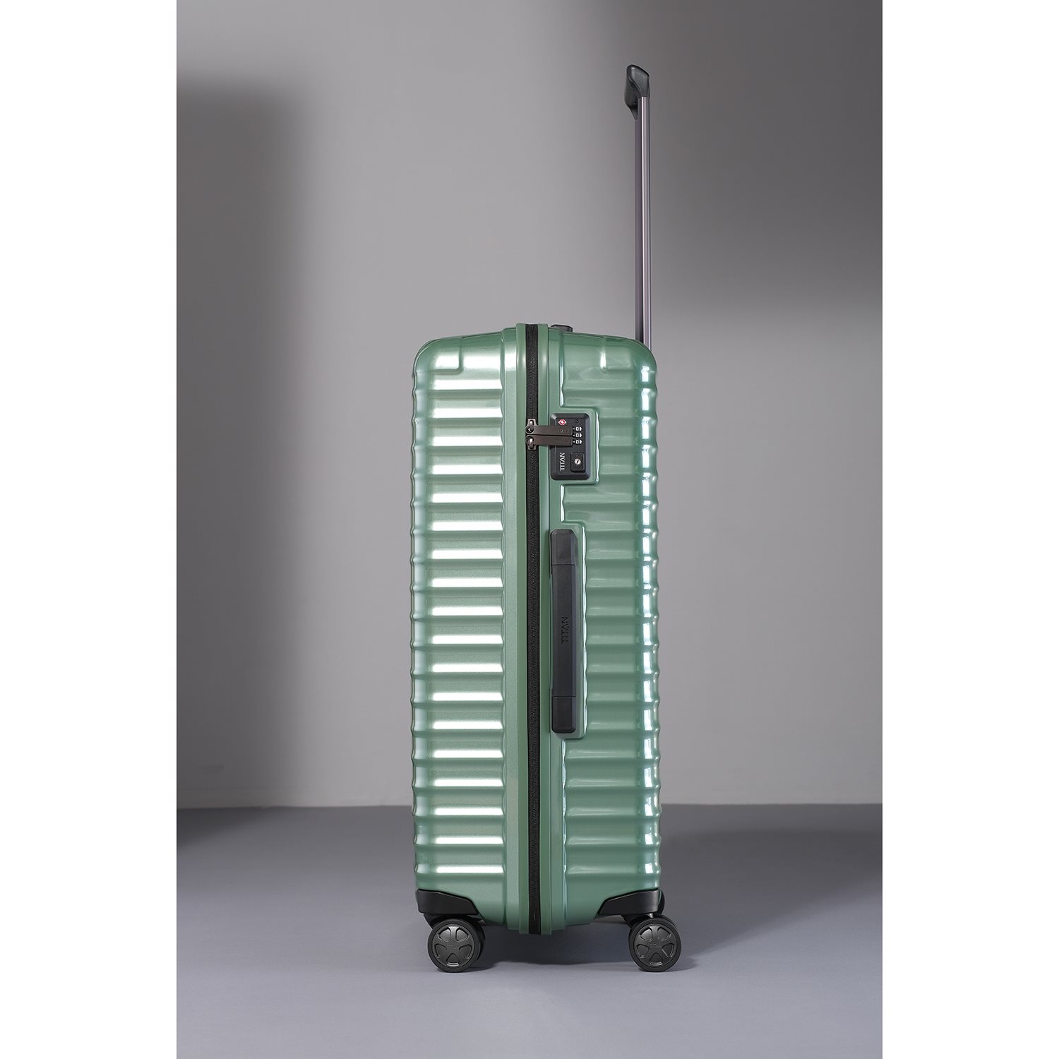 TITAN Litron 4 Wheel Trolley L grape green