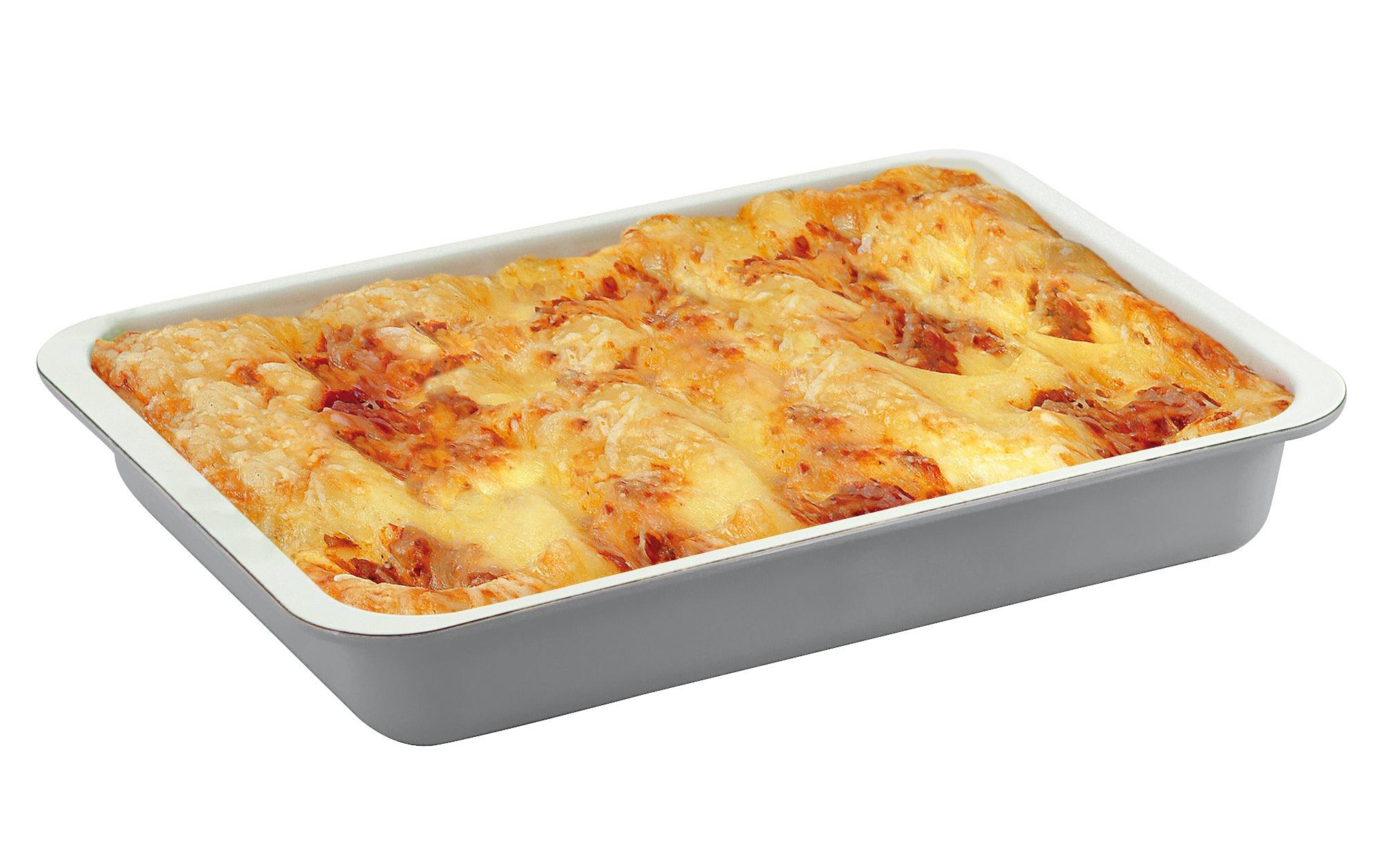 Auflaufform und Grillform Eckig, CrèmeAuflauf- und Grillform