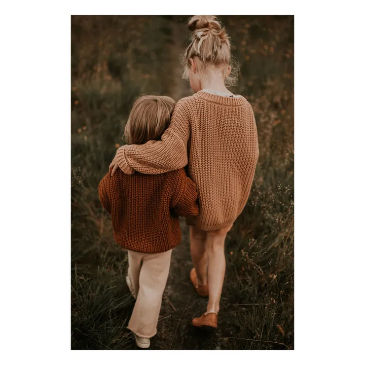 Yuki Pull Chunky Coton Bio | Vieux Rose