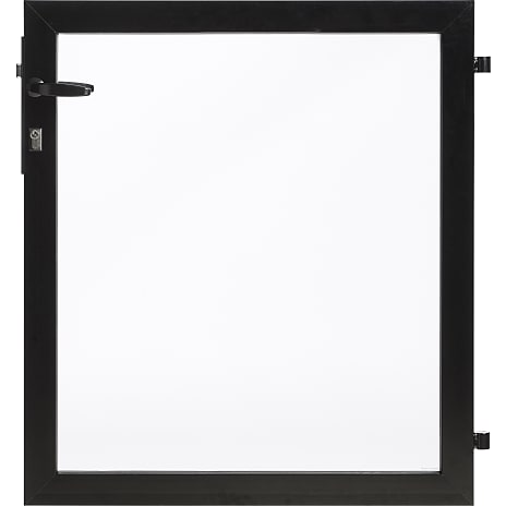 Smart fence - dør 125 - med klar glas