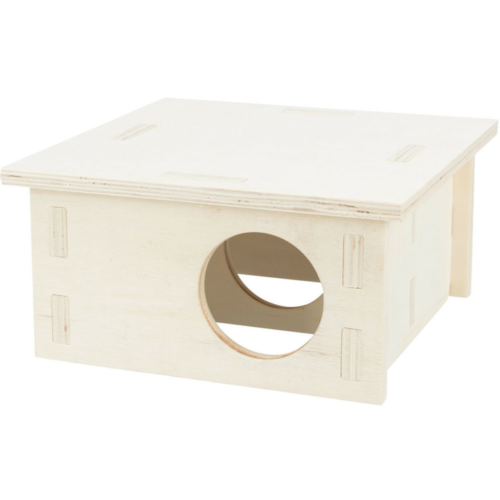 Maison emboitable 2 chambres 25 x 12 x 25 cm pour grand hamster et dègues